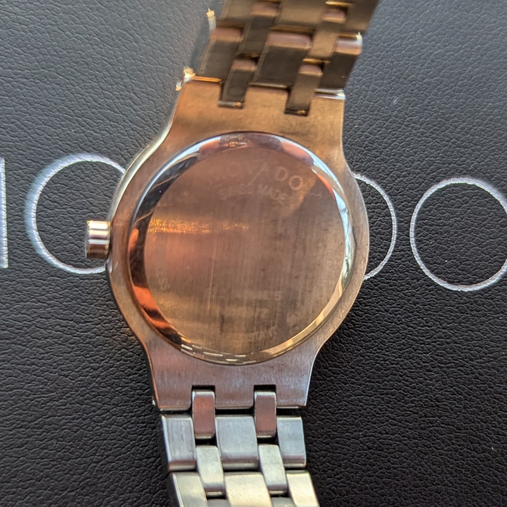 Movado Silver Diamond Watch - Picture 7 of 12